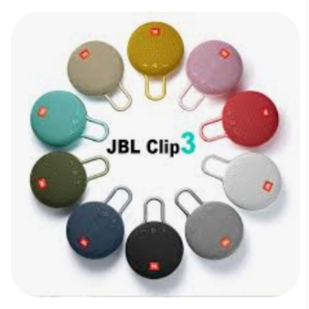 JBL clip 3 Original Speaker Bluetooth 1PX7 10H Playtime