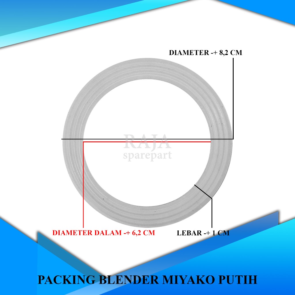 PMYP KARET RING / SILICONE / PACKING BLENDER MIYAKO PUTIH