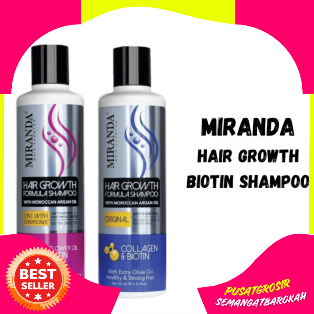 MIRANDA HAIR SHAMPOO/SHAMPO KUDA 200ML