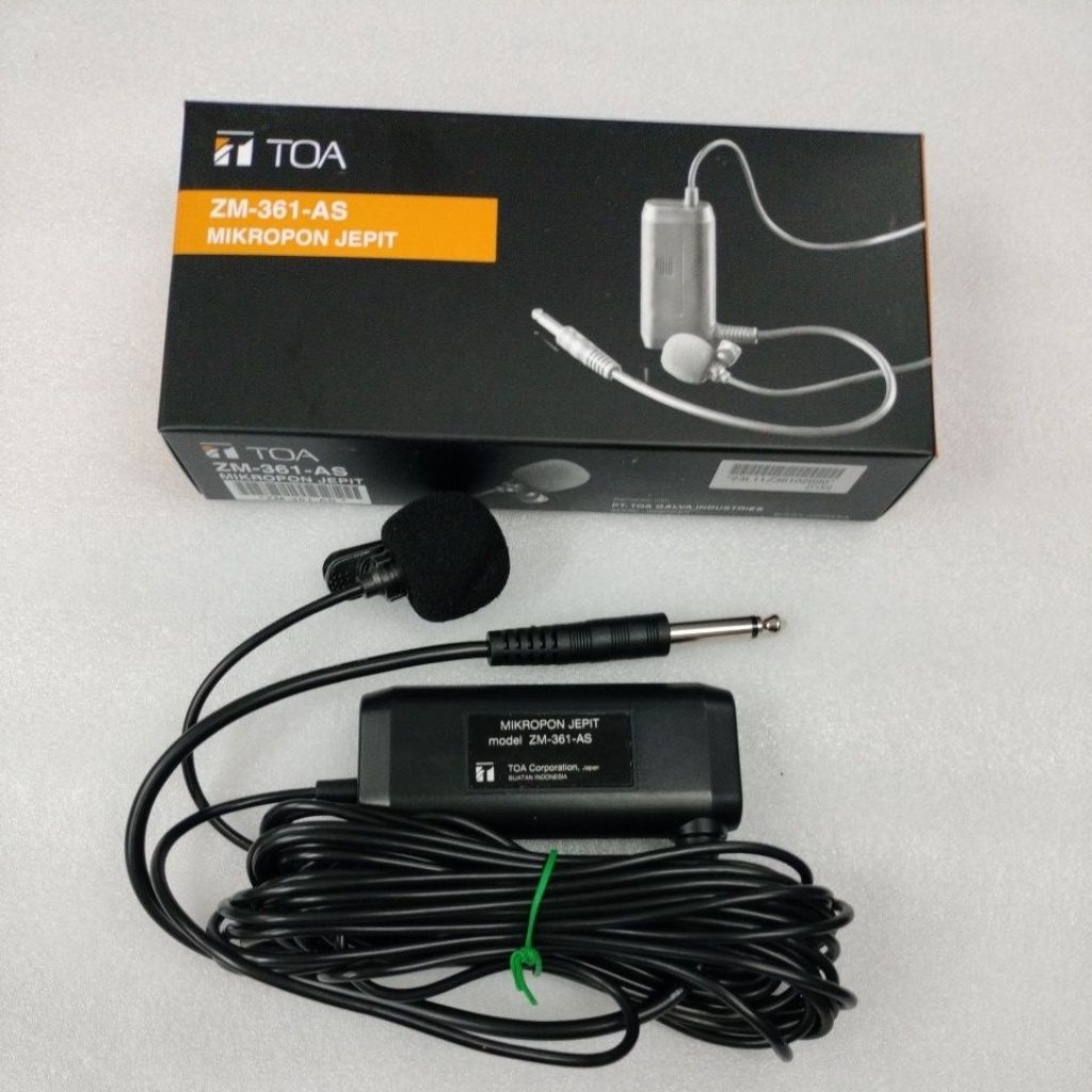 ORIGINAL TOA Mic jepit atau Mic imam
