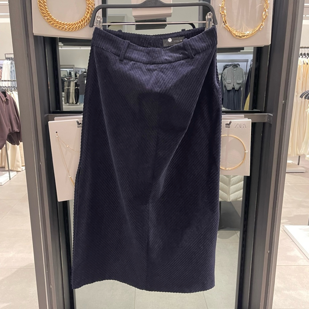 Rok Midi Corduroy ZARA Jastip (jasa titip)
