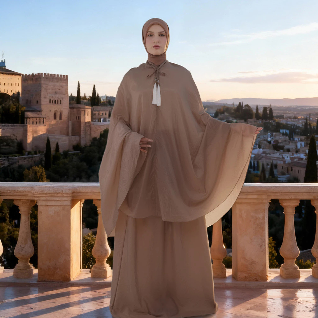 MANDJHA Khansa Prayer Set Raya By IVAN GUNAWAN - Mukena Muslim Modest ORIGINAL