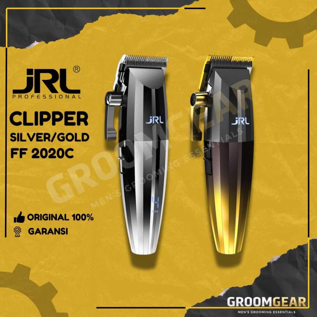 JRL Clipper FF 2020C Original Alat Cukur Rambut Barber JRL Professional Gold Silver
