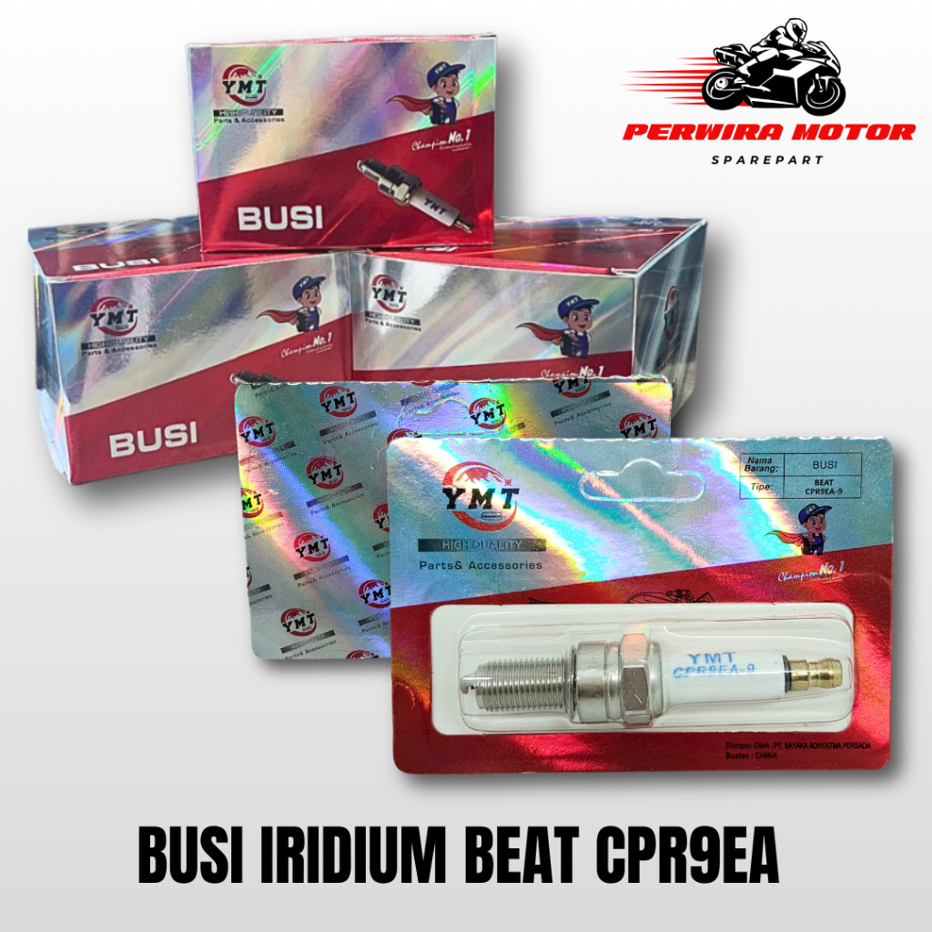 Busi Iridium Beat CPR9EA - Busi Racing CPR9EA-9 Iridium Beat Scoopy Spacy Karisma Revo Yamamoto