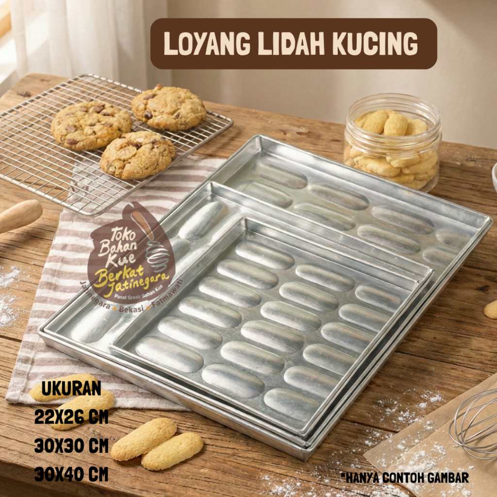 LOYANG KUE LIDAH KUCING / LOYANG LIDAH KUCING/ PCS