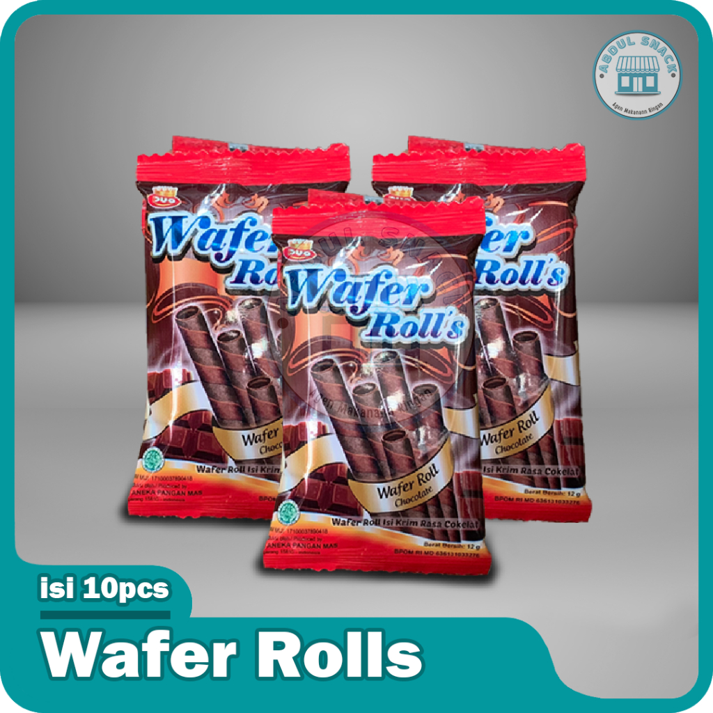 Wafer rolls Wafer Renceng Aneka Rasa isi 10 Pcs