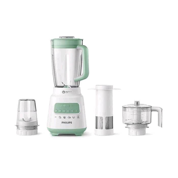 PHILIPS Blender Plastik 2L HR2223 - Blender Philips HR-2223 2L Chopper - HR 2223 new