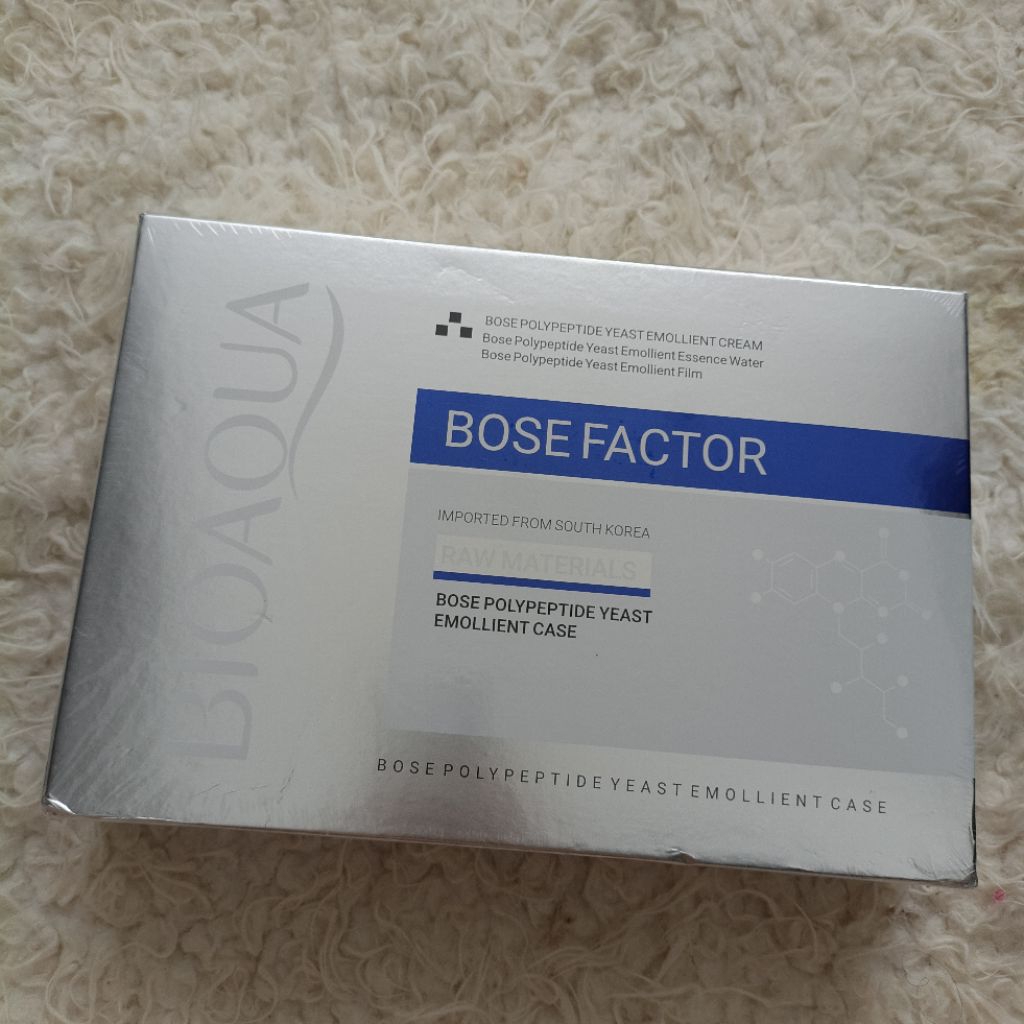 BIOAQUA Bose Polypeptide Yeast Emollient Set – Essence Water, Cream & Mask skincare daily anti aging