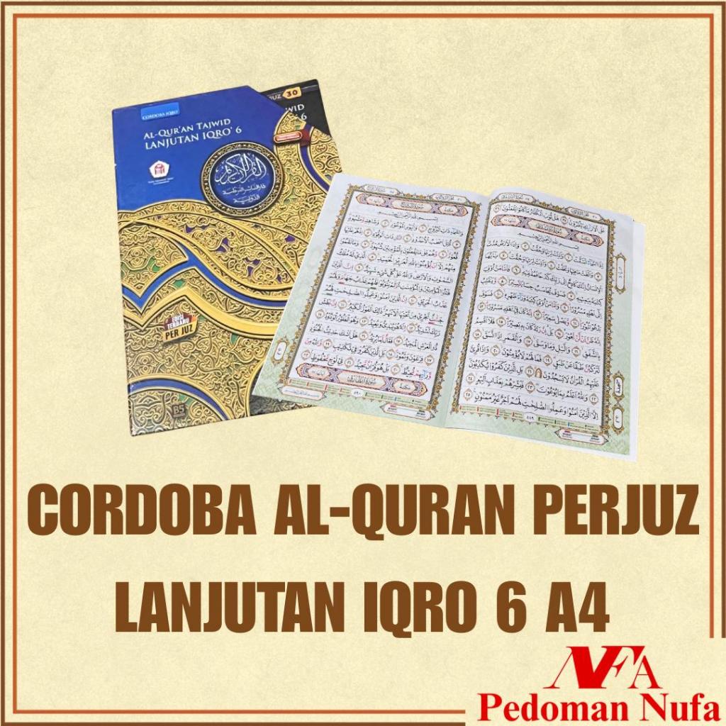 Al-Quran Per Juz Tajwid Lanjutan Iqro 6 Al-Waqfu Wal Ibtida Per Juz Al-Quran Cordoba