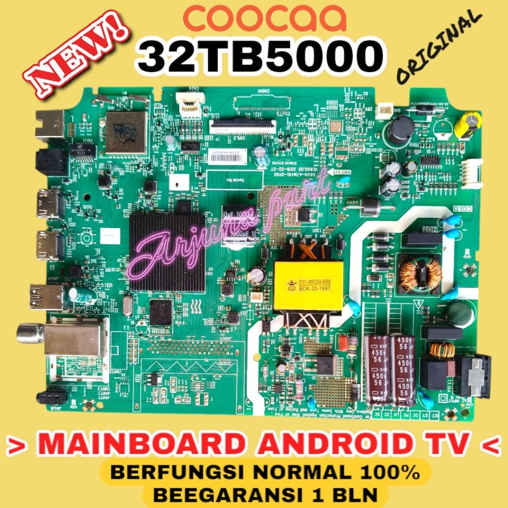 MB TV COOCAA 32TB5000 / MAINBOARD TV COOCAA 32TB5000 / MESIN TV COOCAA 32TB5000 / MODUL TV COOCAA 32