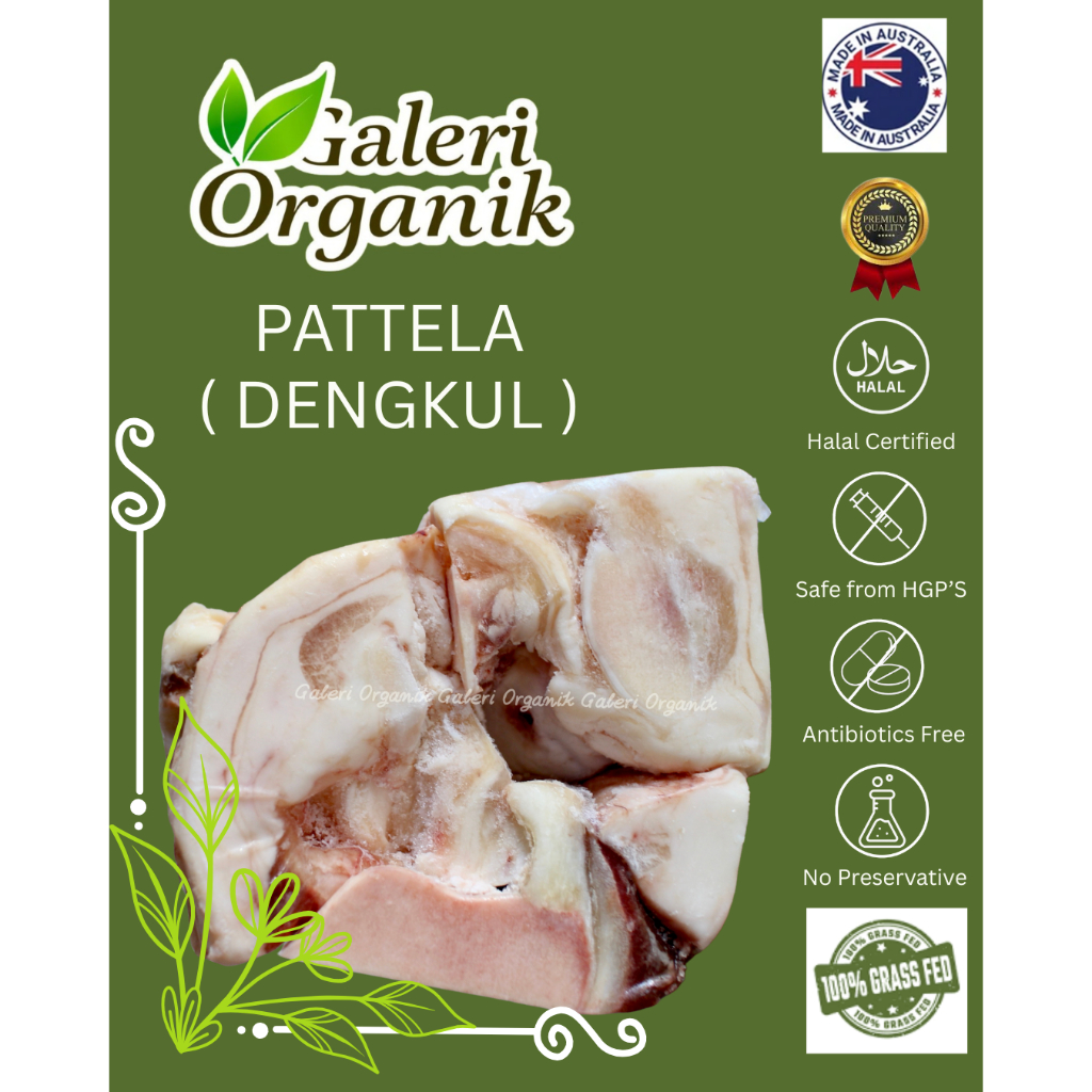 Australia 100% Grassfed Premium Beef Patella 500 Gr - Tulang Dengkul Sapi - Daging Sapi Grassfed Org