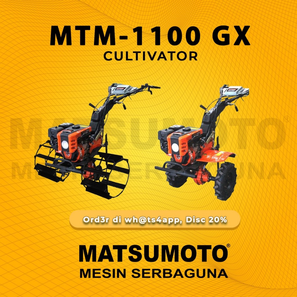 MATSUMOTO CULTIVATOR | TRAKTOR MINI MTM-1100 GX