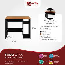 Meja Komputer Activ FADO CT90