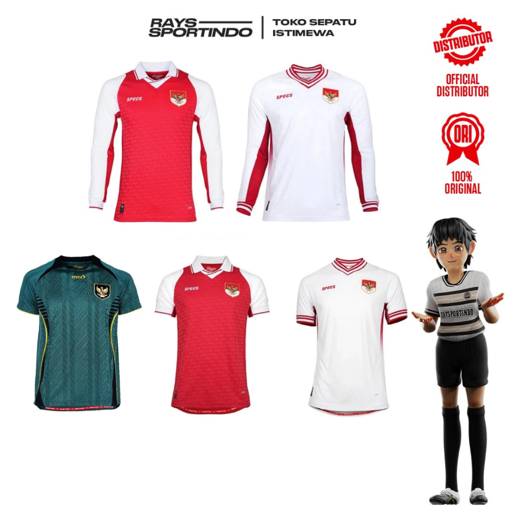 JERSEY SPECS TIMNAS FUTSAL LONG SLEEVE DAN SHORT SLEEVE 2025 ORIGINAL