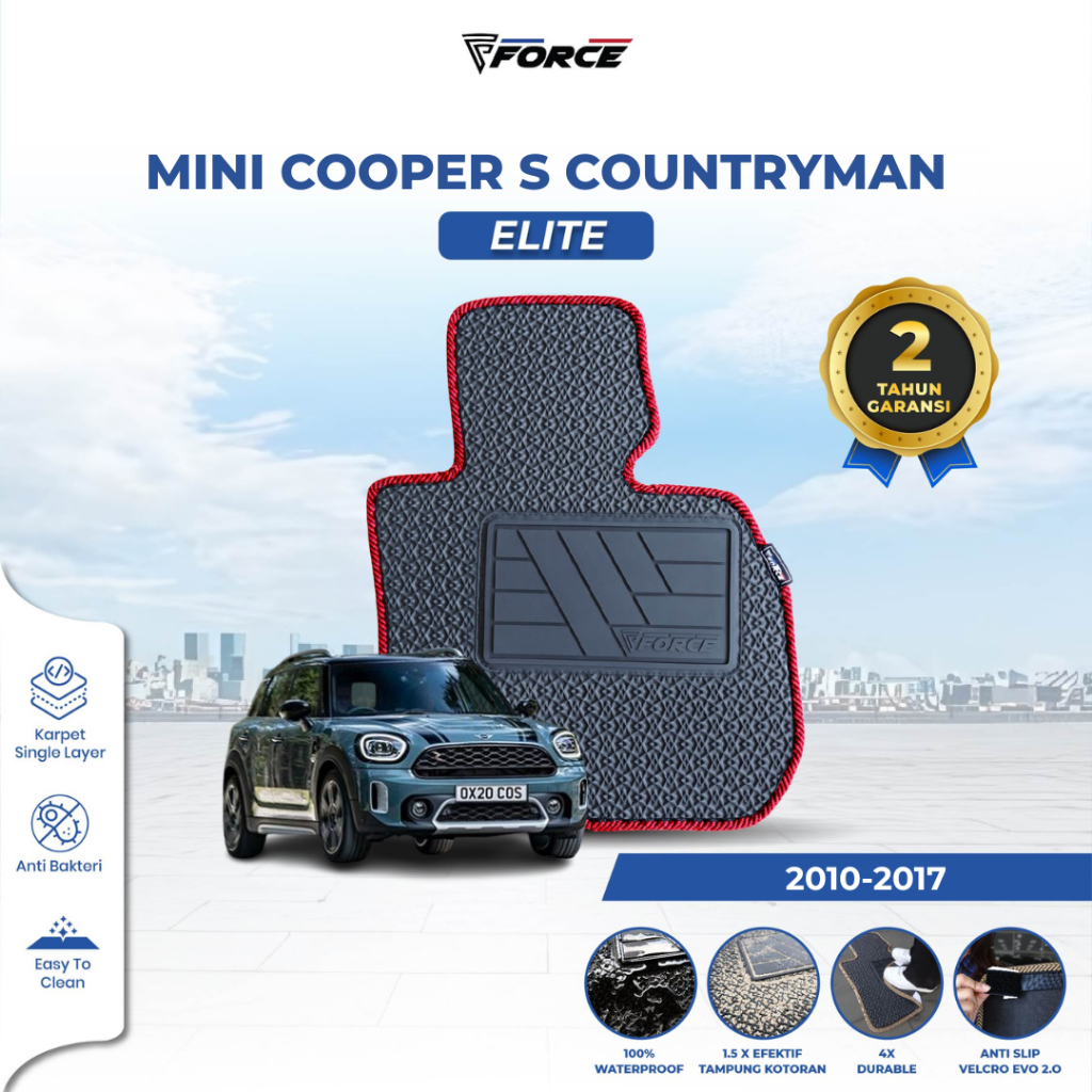Karpet Mobil Mini Cooper S Countryman Tipe Elite Custom