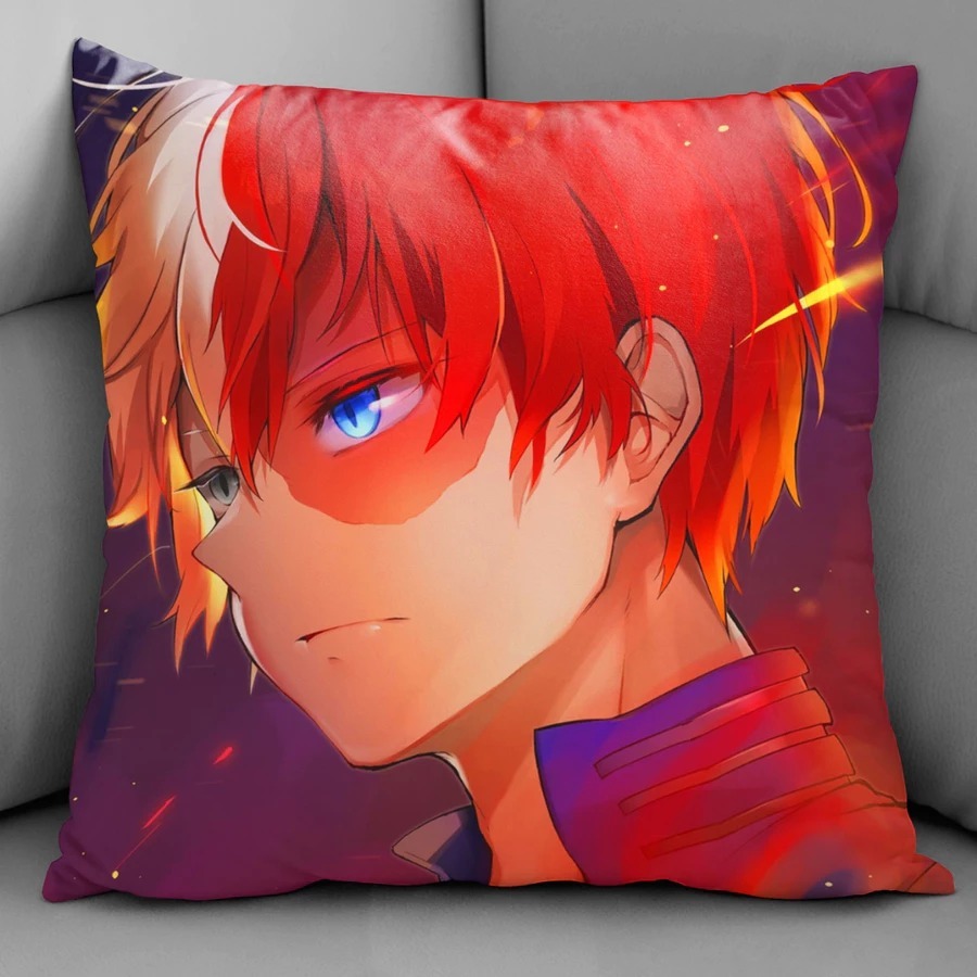 Bantal Sofa Premium Anime Shoto Todoroki - My Hero Academia – HD Print, Lembut, Tebal & Nyaman untuk