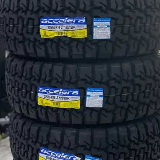 Ban mobil accelera C/T Ring 18 ukuran 275 65 ,semmi offroad ban pajero,fortuner,hilux,