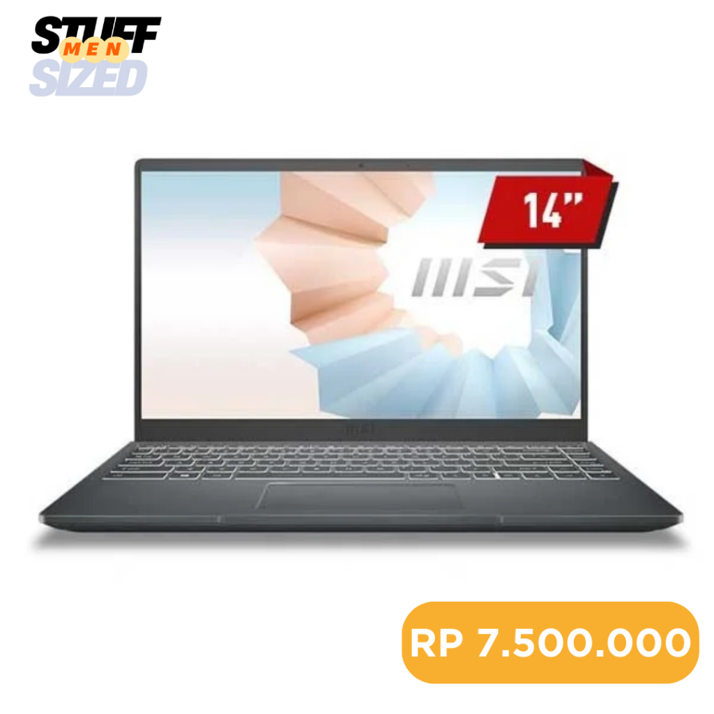 Laptop MSI Modern 14 B11MOU - 1058ID | i5-1155G7 | 8GB DDR4 | 512GB SSD | UHD Graphics | 14" FHD (SE