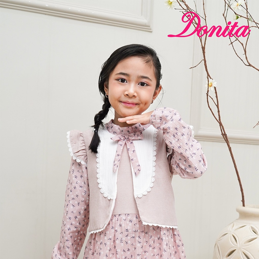 BAJU MUSLIM ANAK PEREMPUAN BRAND DONITA  8I 664