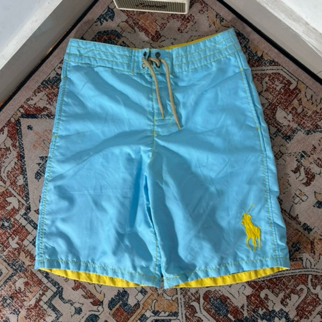 CELANA PENDEK RALPH LAUREN BIRU