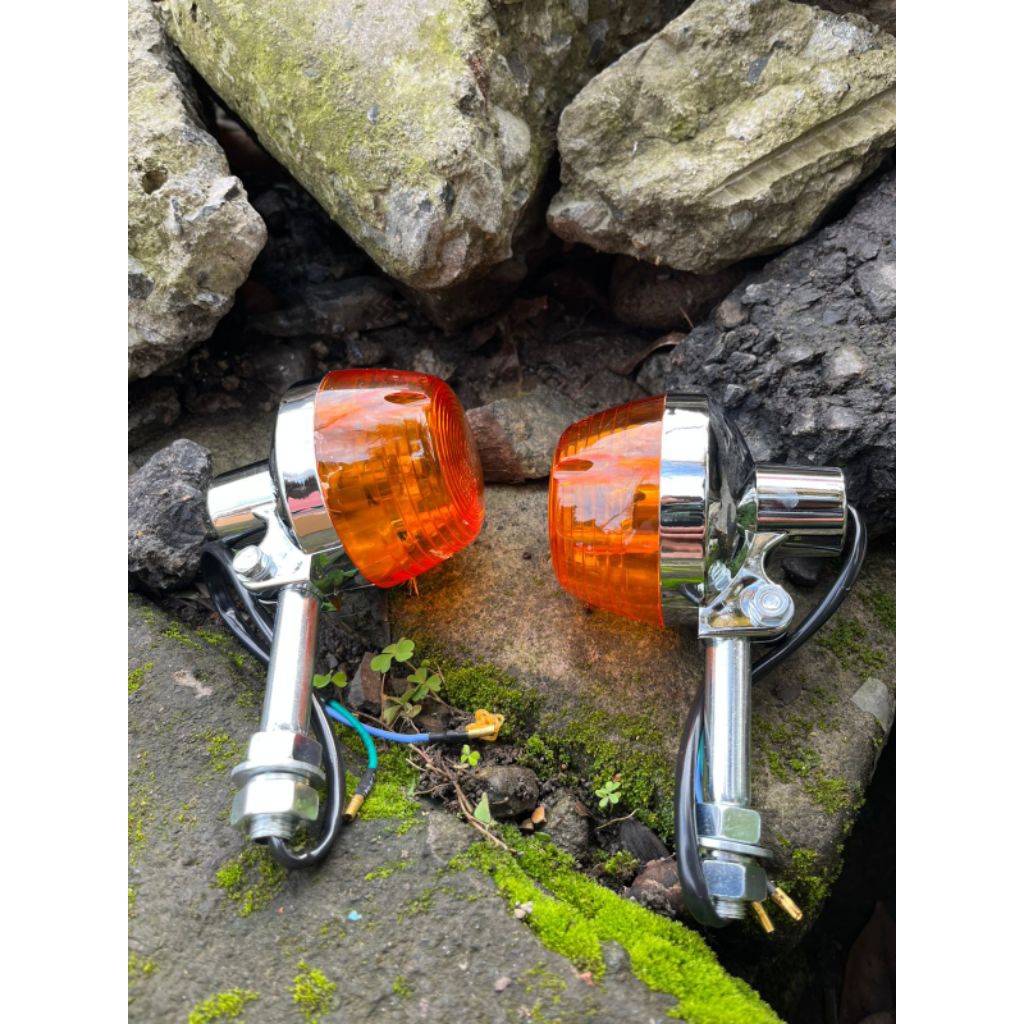 LAMPU RETING RITING SEIN HONDA CB200 IMPOR SEIN RETING PSP HONDA CB125 CB200 CB100 XL TANGKAI PANJAN