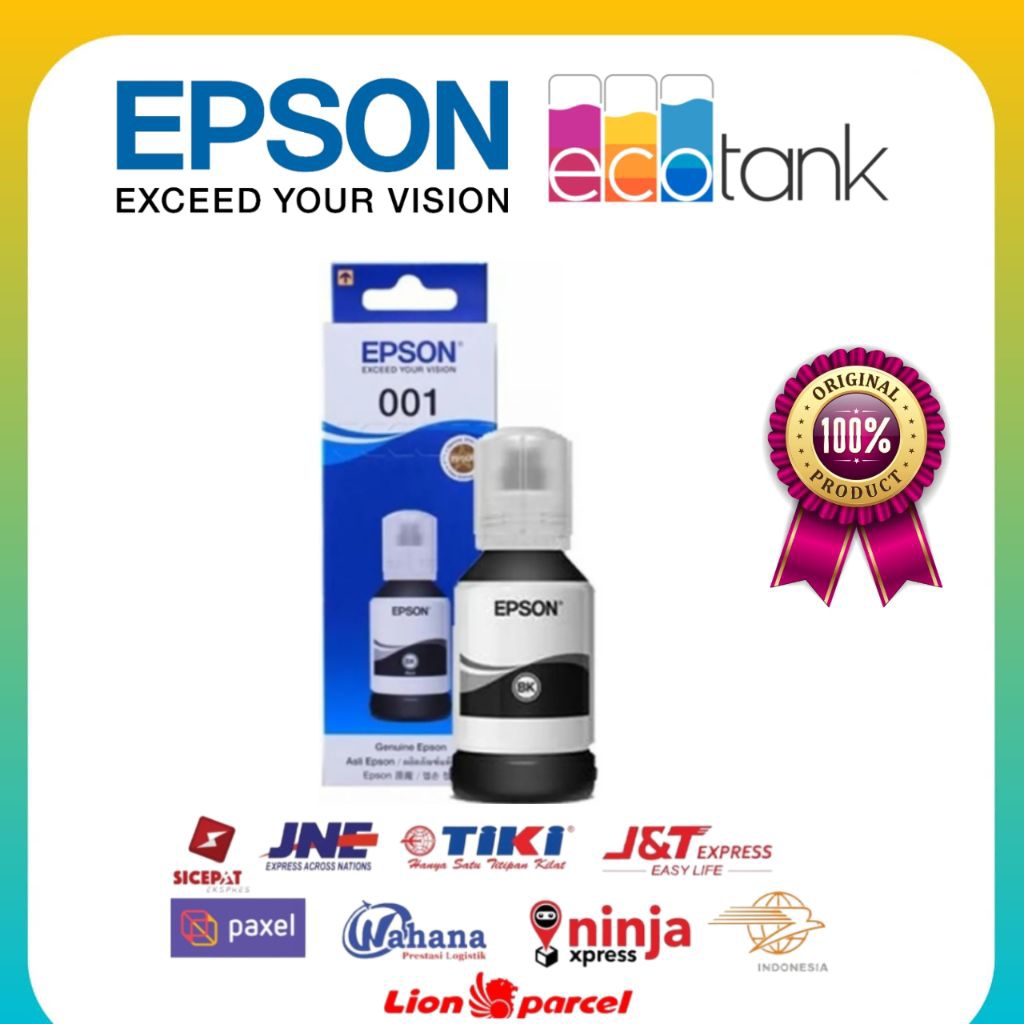 Tinta Epson 001 Black Original