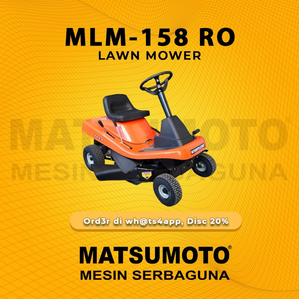 MATSUMOTO MESIN POTONG RUMPUT LAWN MOWER MLM 158 RO