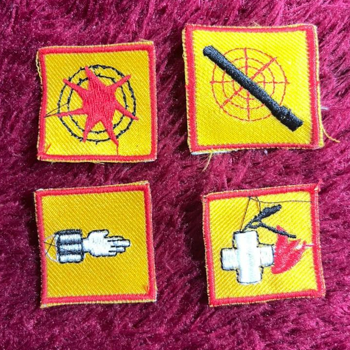 Badge TKK SAKA BHAYANGKARA bordir bijian