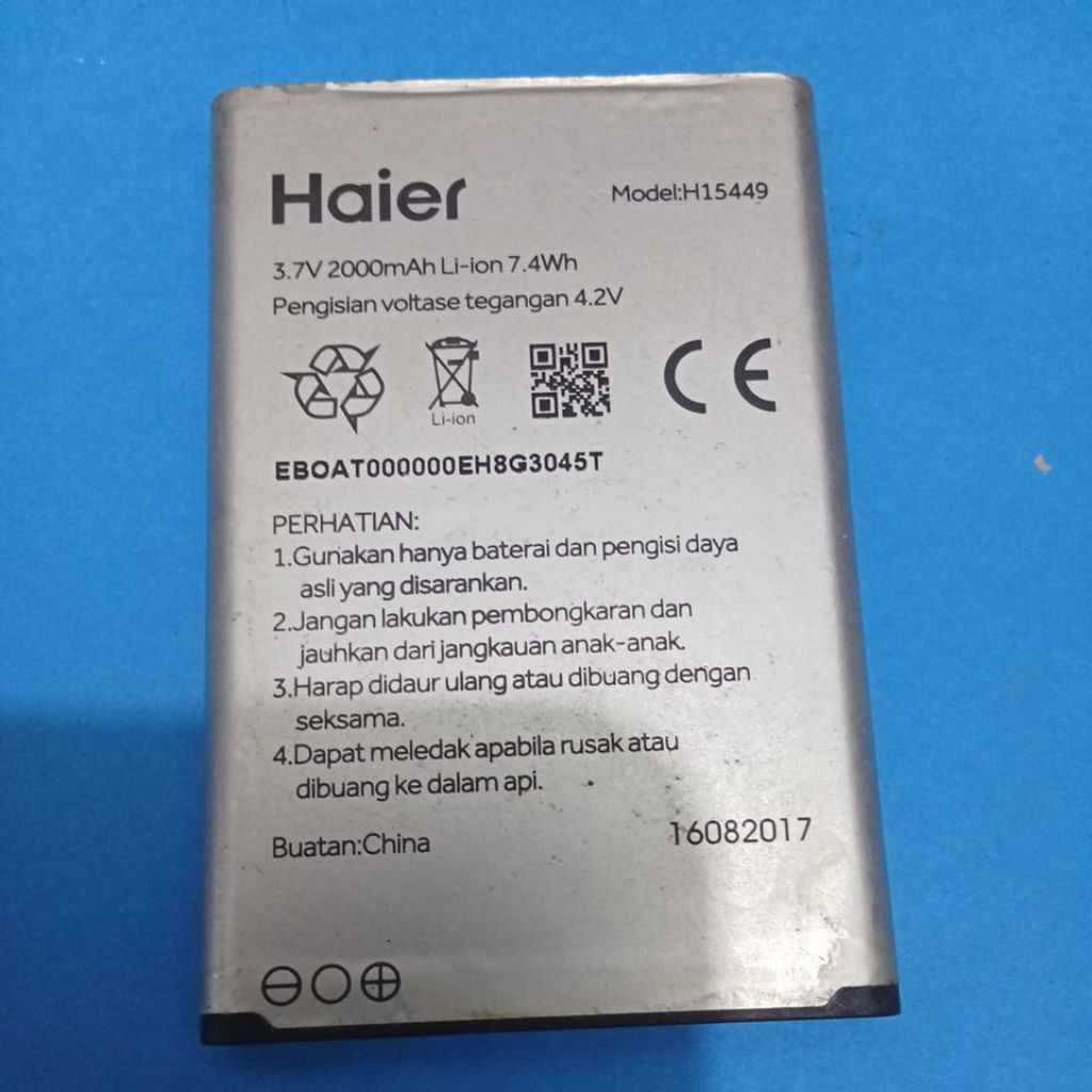 BATERAI hp Andromax 4G LTE Model:H15449 second original copotan