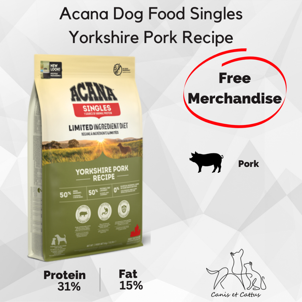 Acana Singles Formula Yorkshire Pork 11.4 kg