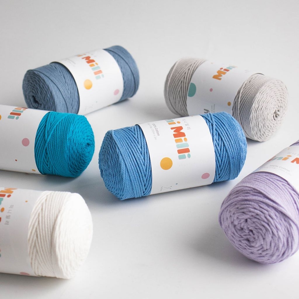 Benang Rajut Korea / Benang rajut impor/ Benang rajut katun korea yarn-a Mini Milli