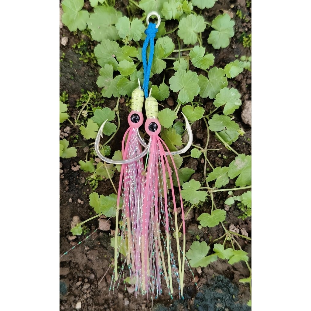 Assist hook jigging pike 2/0 jig 100/150gr full gid