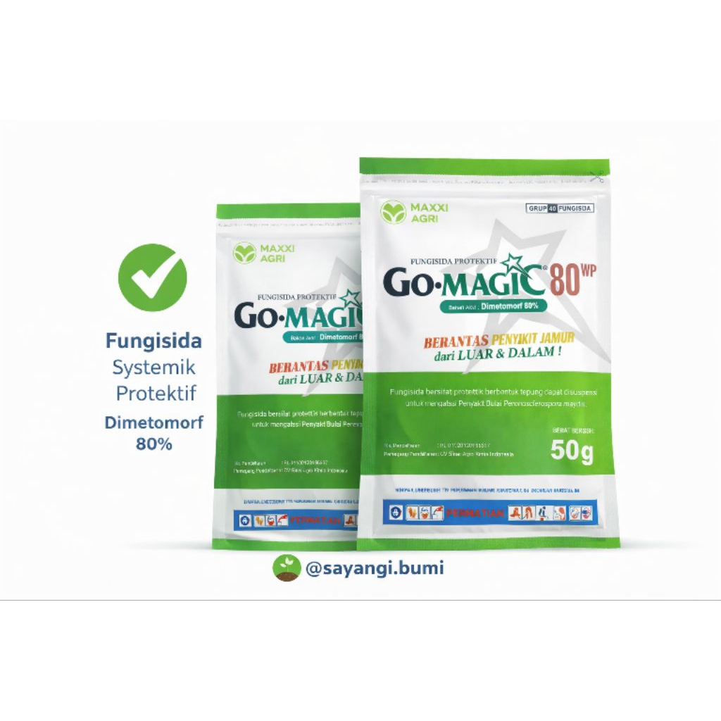FUNGISIDA SISTEMIK GO MAGIC 80 WP