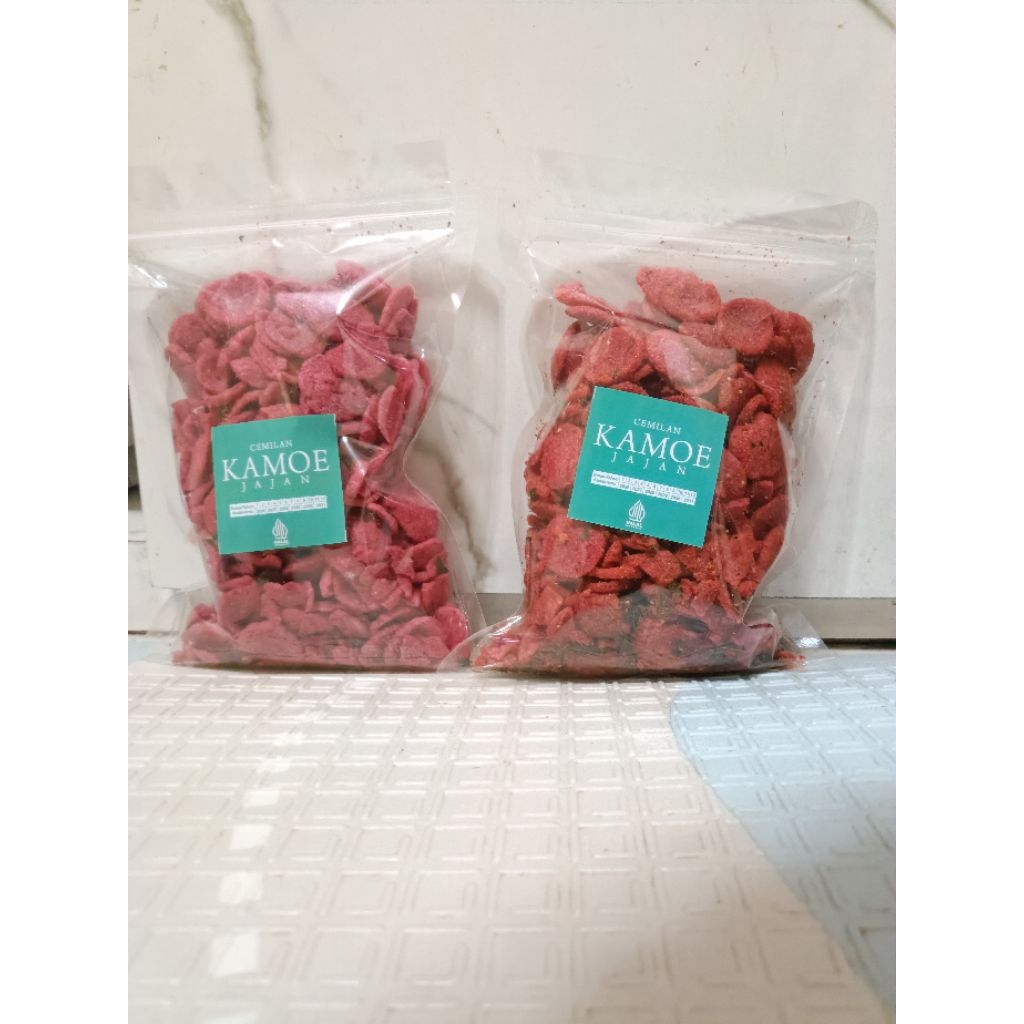Sosis Goreng pedas daun jeruk/sosis original dan pedas