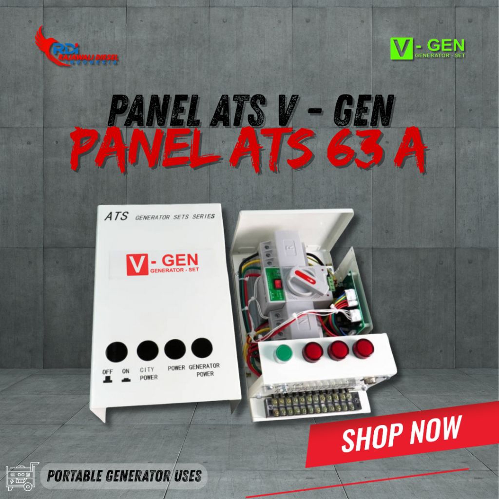 ATS 63A (Alat otomatis) kualitas terbaik, simple untuk kelistrikan rumah