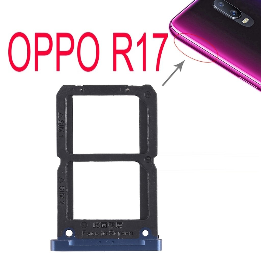 Simtray - Simlock - Sim Tray - Slot Sim - Sim Lock - OPPO R17 / CPH1879 / PBEM00