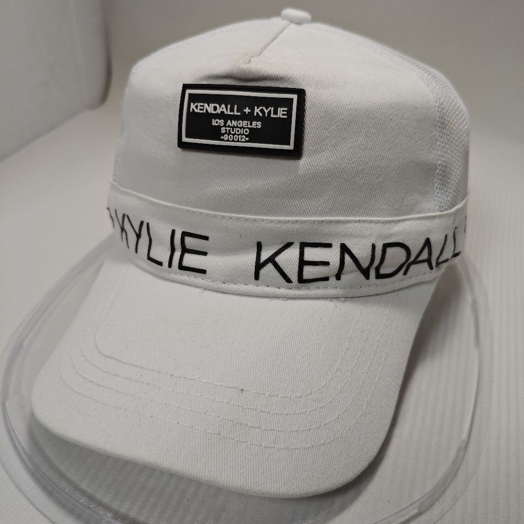 Topi Kendall + Kylie Trucker White Original Cap Fashion Premium