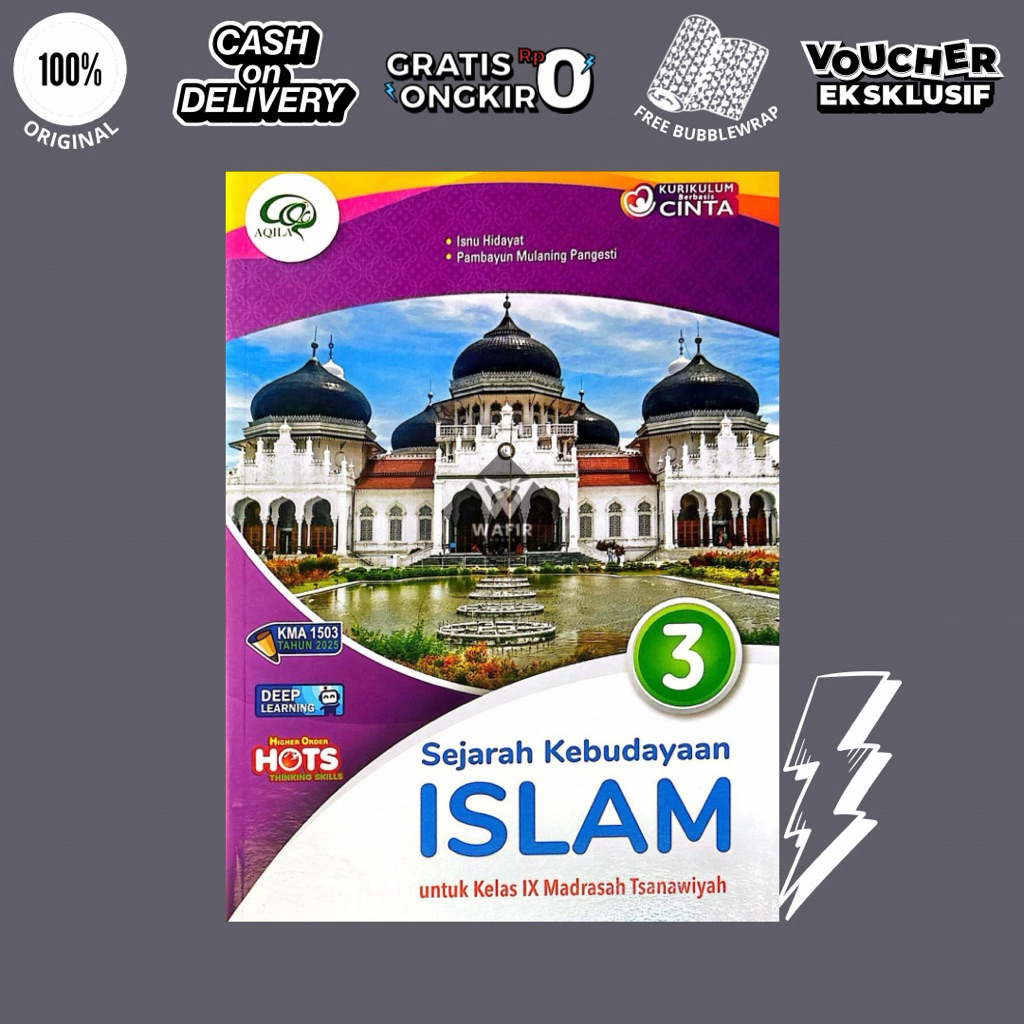 Buku Aqila Kelas 9 MTS Deep Learning Penerbit Tiga Serangkai