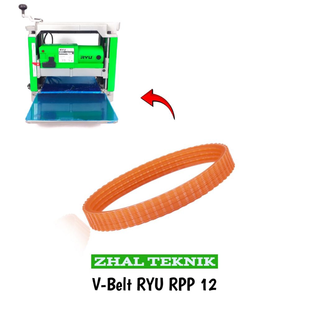 V-Belt untuk Ryu RPP 12 mesin serut kayu duduk 12" V-Belt Ryu