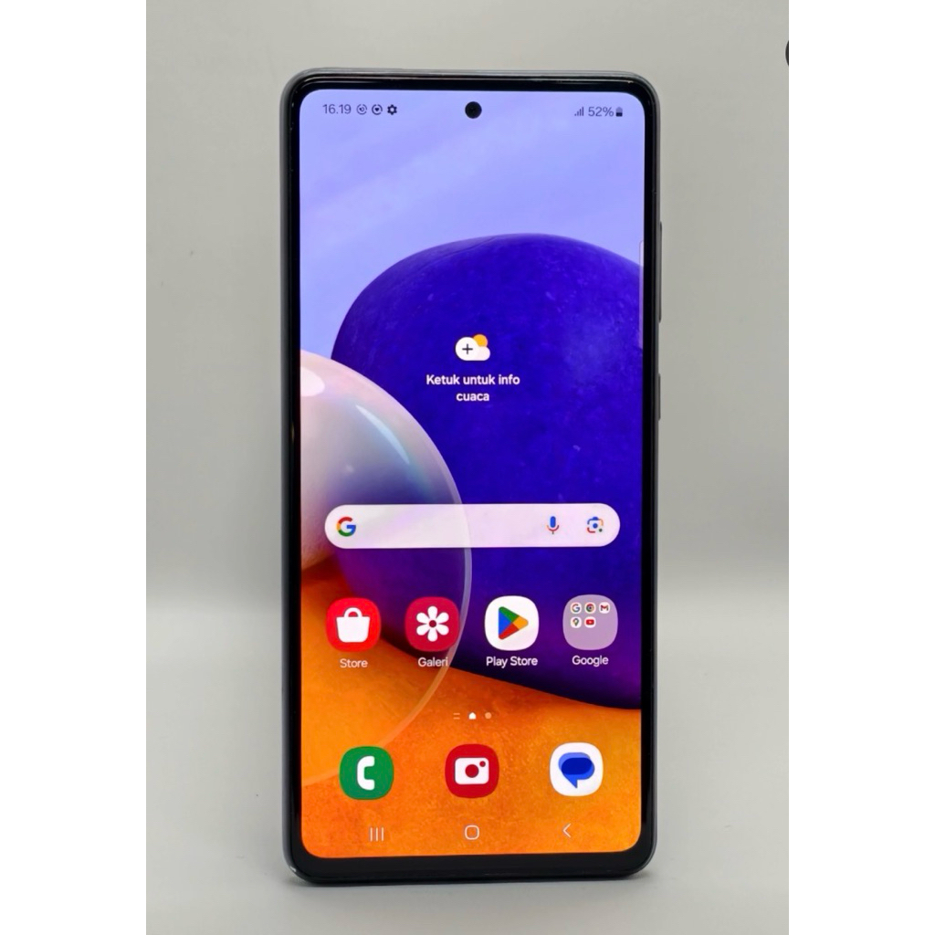 Hp Samsung A72(SM-A725F) 8/128GB normal tested ex garansi resmi Indonesia