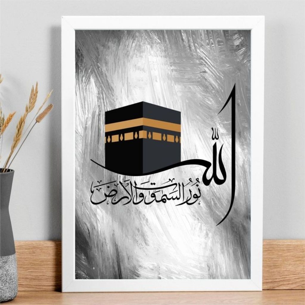 lukisan Ka'bah 3D handmade