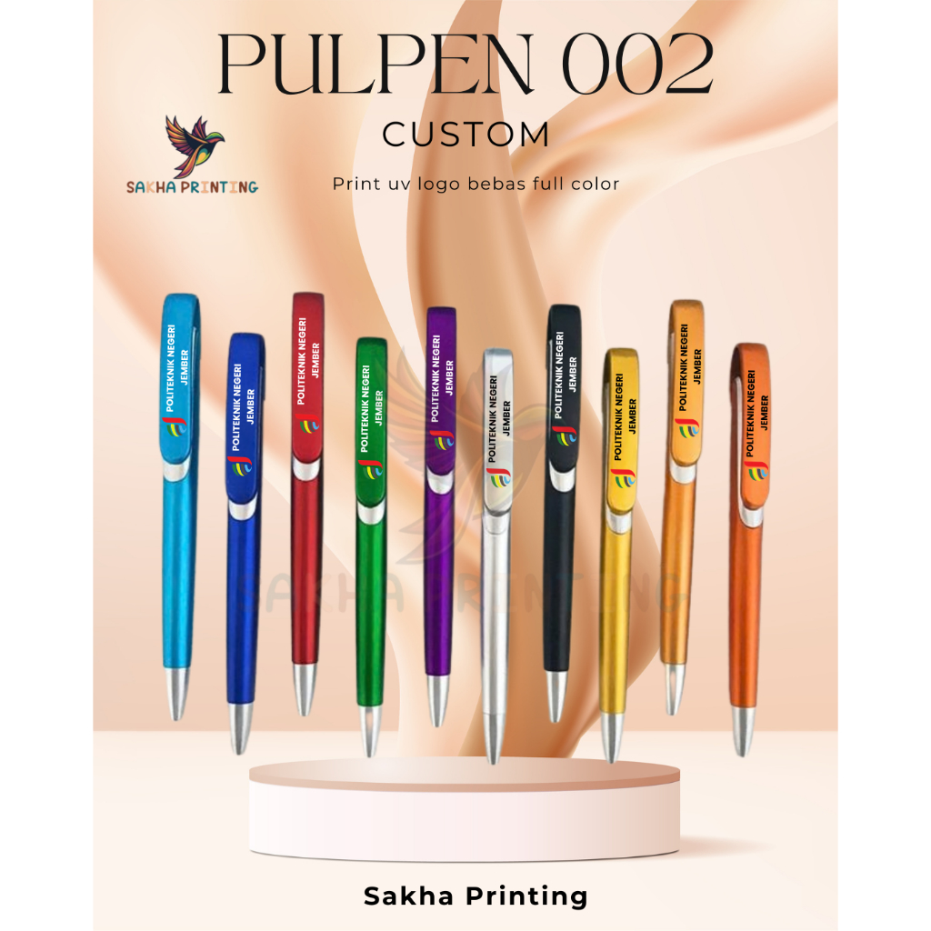 Pulpen Custom/Pulpen Custom Print UV/Pulpen Souvenir/Pulpen Plastik Custom/Pulpen Promosi/Pulpen Cus