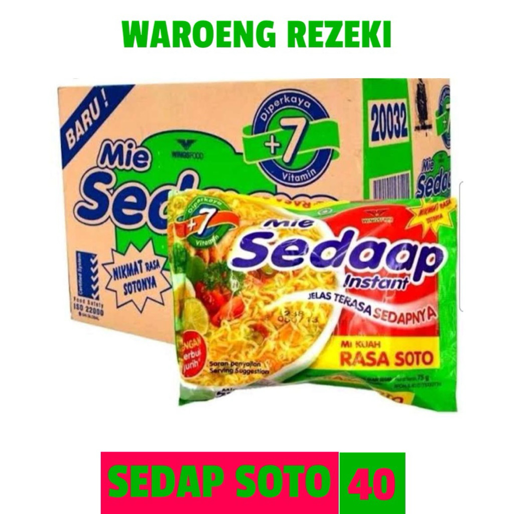 MIE SEDAP SOTO 1 DUS (40)