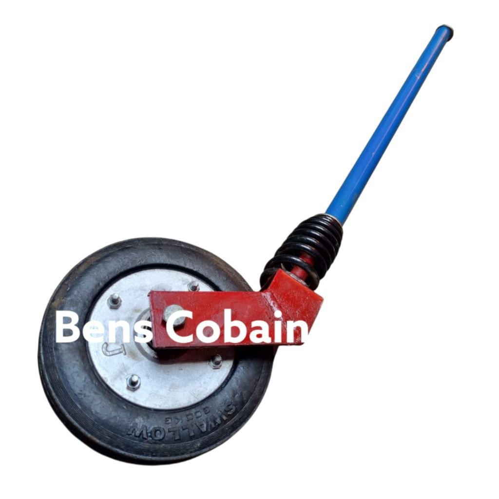 Roda Gerobak Dorong 300kg Roda Gletrek 7 inch 1set