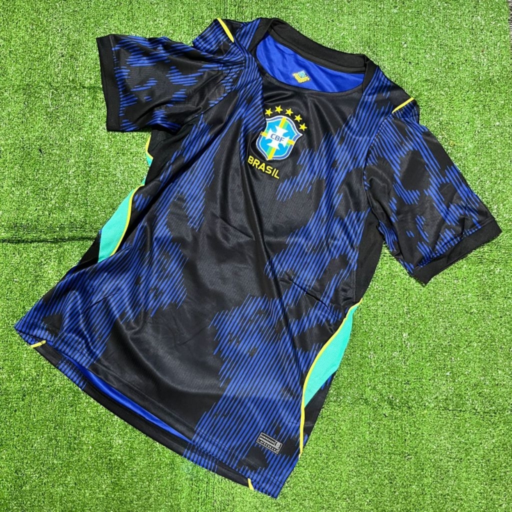 [ FANS VERSION ] BRAZIL AWAY JERSEY BAJU BOLA BRAZIL WORLD CUP 2026 GRADE ORI HIGH QUALITI