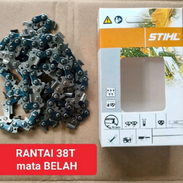 Rantai Chainsaw/Senso STIHL 22inch 38Mata ( 22”/38T ) BELAH ORIGINAL