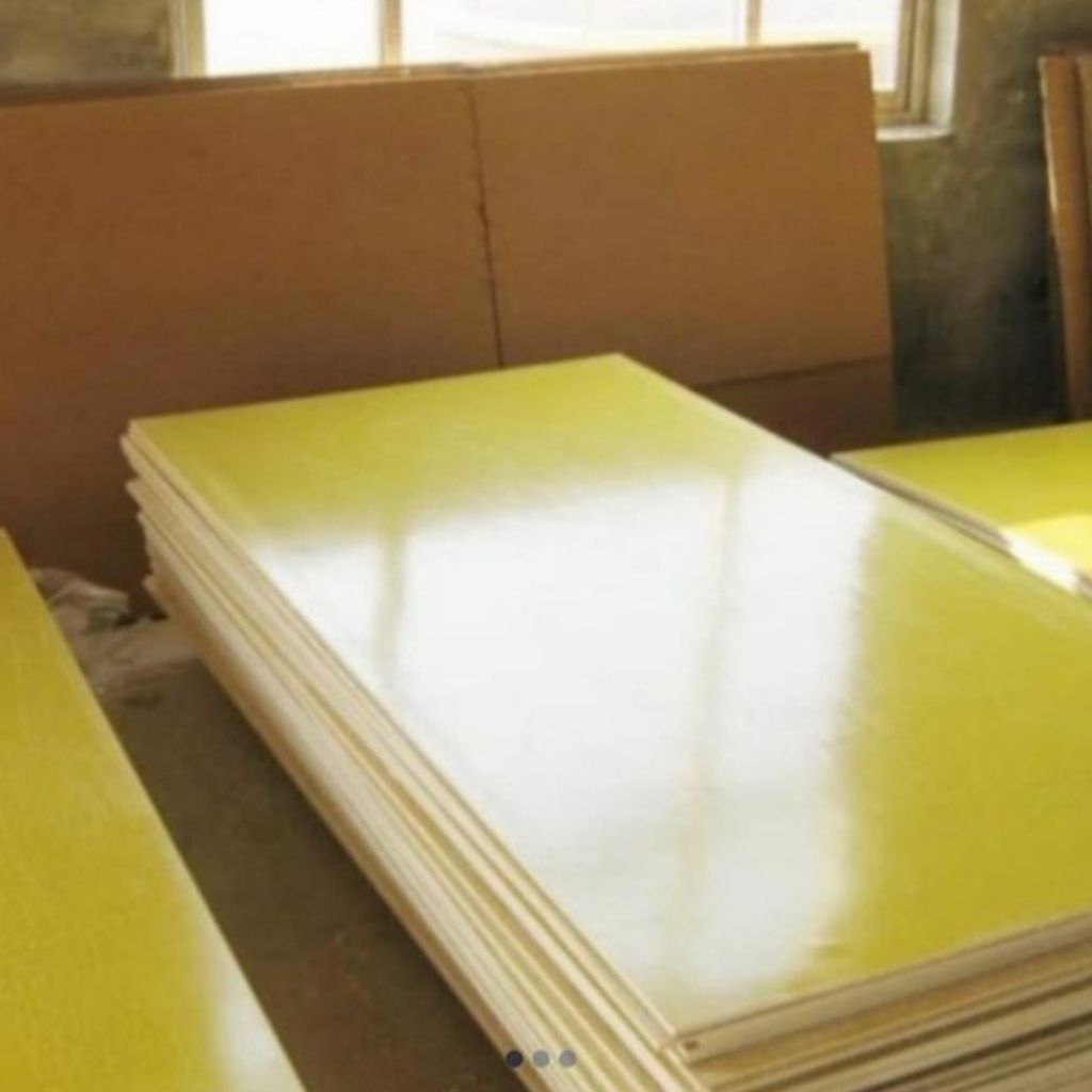 Resin Epoxy Fiberglass 3mm 100cm x 200cm/ Resin Sheet Kuning
