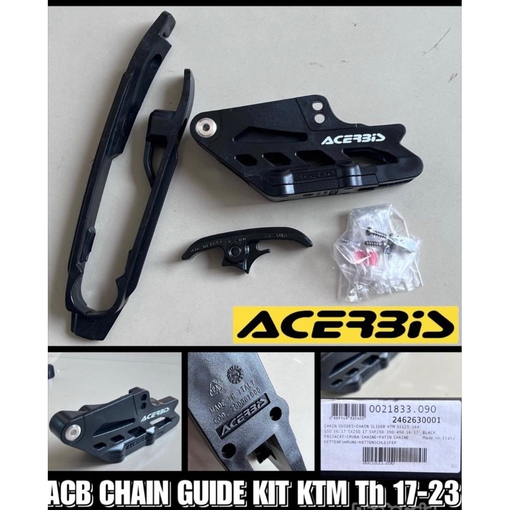 chain guide kit ktm 2017 2023 acerbis
