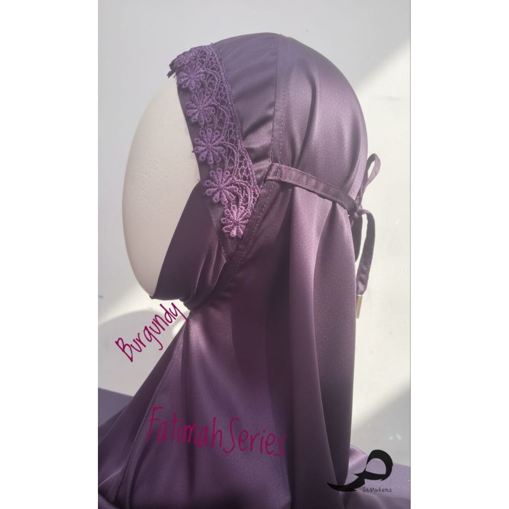 Fatimah series mukena dewasa silk armani premium mukena dewasa lembut mukena polos mukena shalat