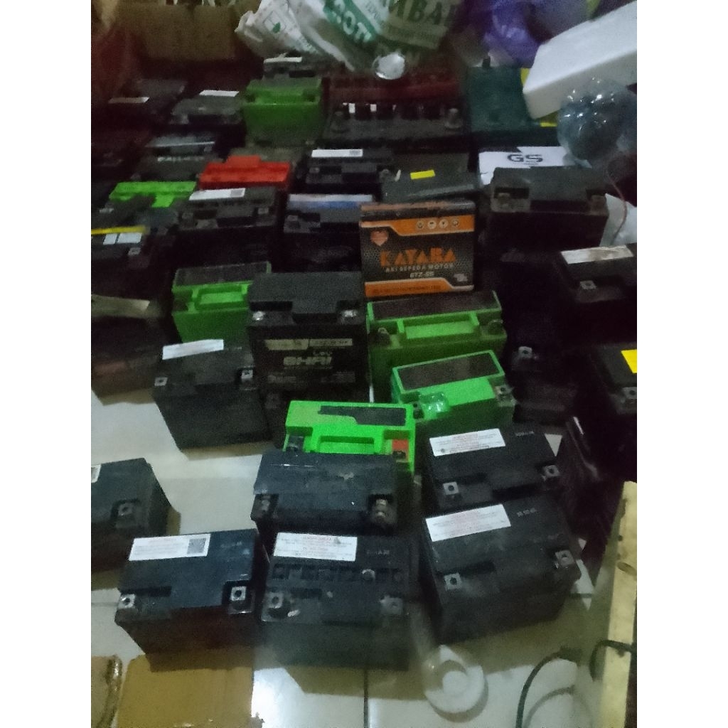 aki bekas buat lampu emergency